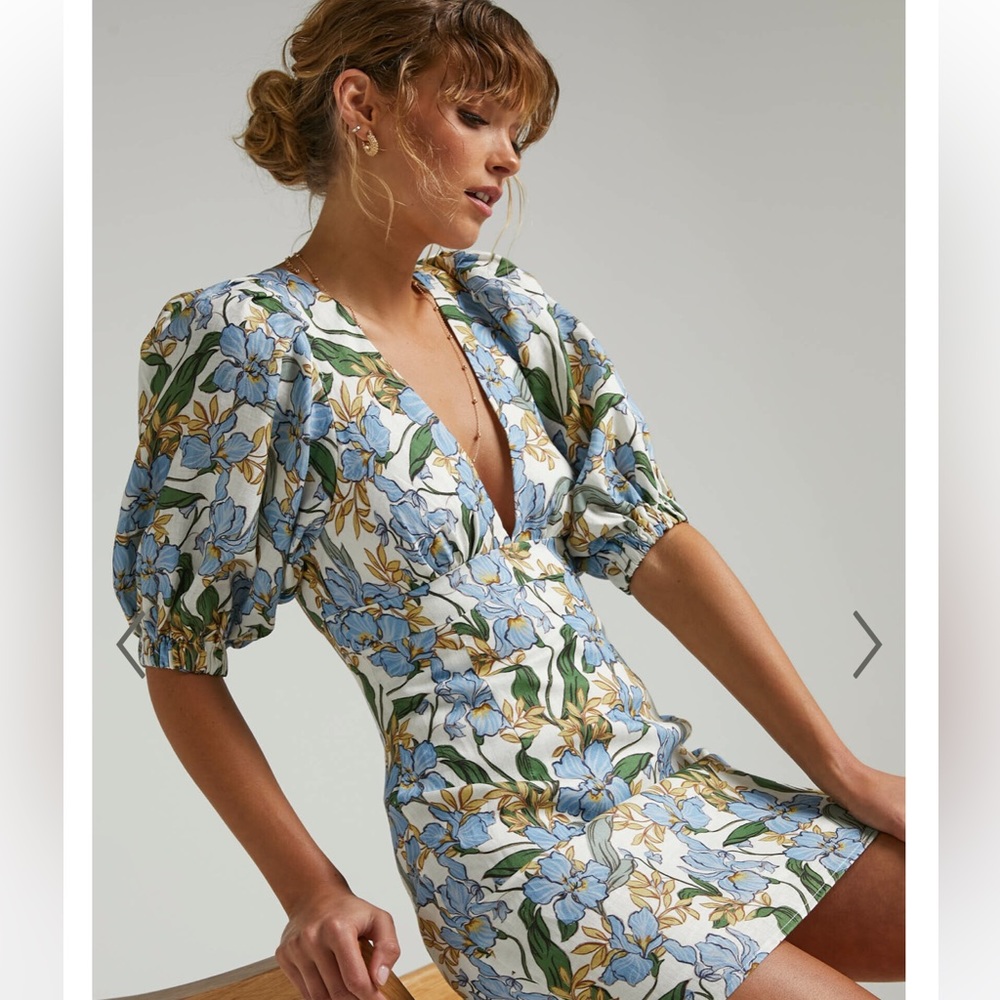 Amalie the Label Floral Bodycon Mini Dress